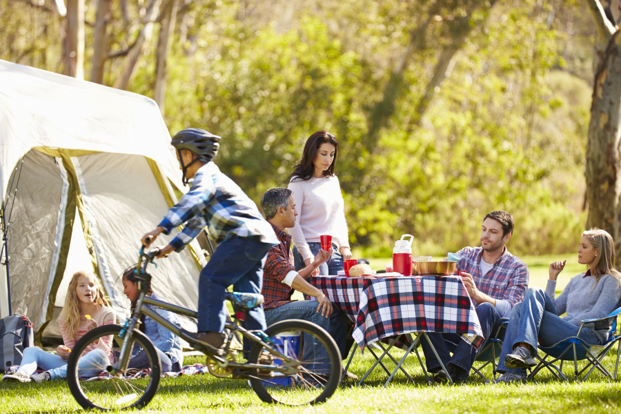 famille en camping Socoa Pays basque